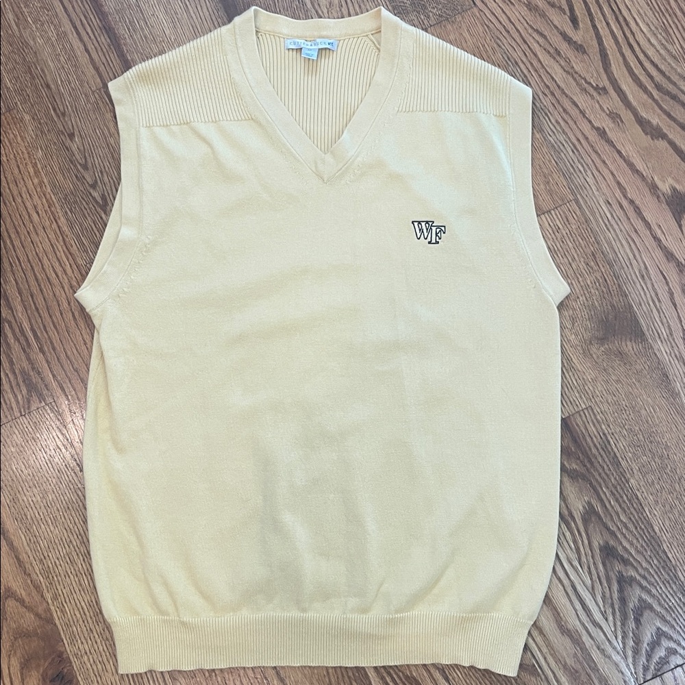 Wake Forest Demon Deacons Cutter & Buck Sweater Vest. Size Small. WFU.